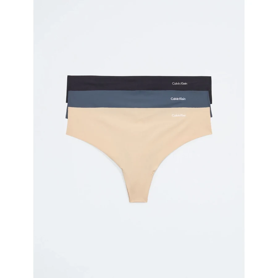 Calvin Klein Invisibles seamless thong, three-pack