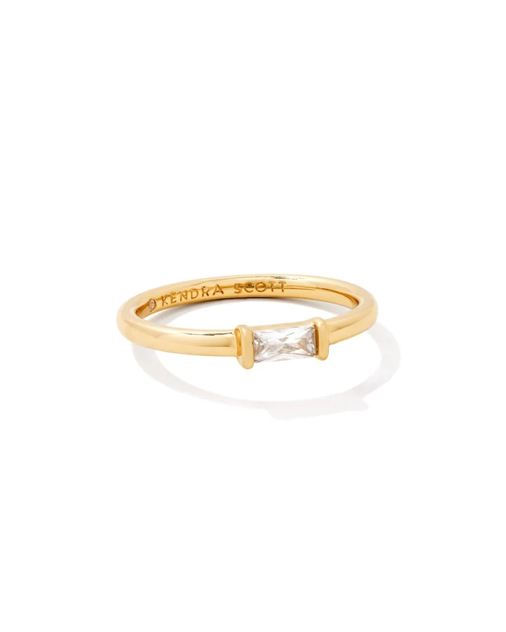 Kendra Scott Juliette band ring, gold